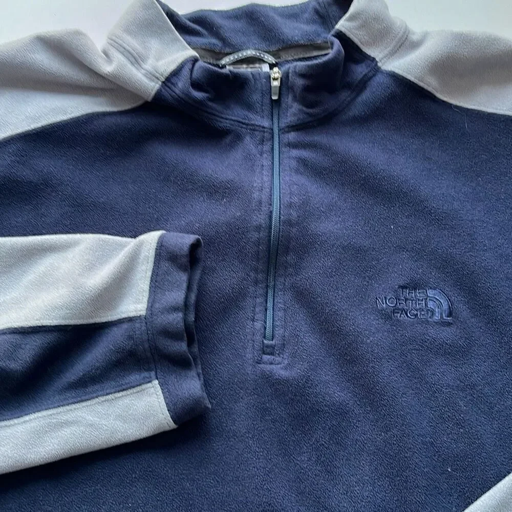The North Face 1/4 Zip Pullover Fleece Tagged XL Fits L